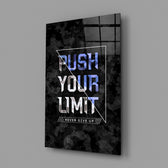 Push Your Limit panel adding athletic edge to a teen's bedroom wall