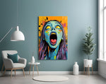Living Dead artwork styled in a tattoo studio interior