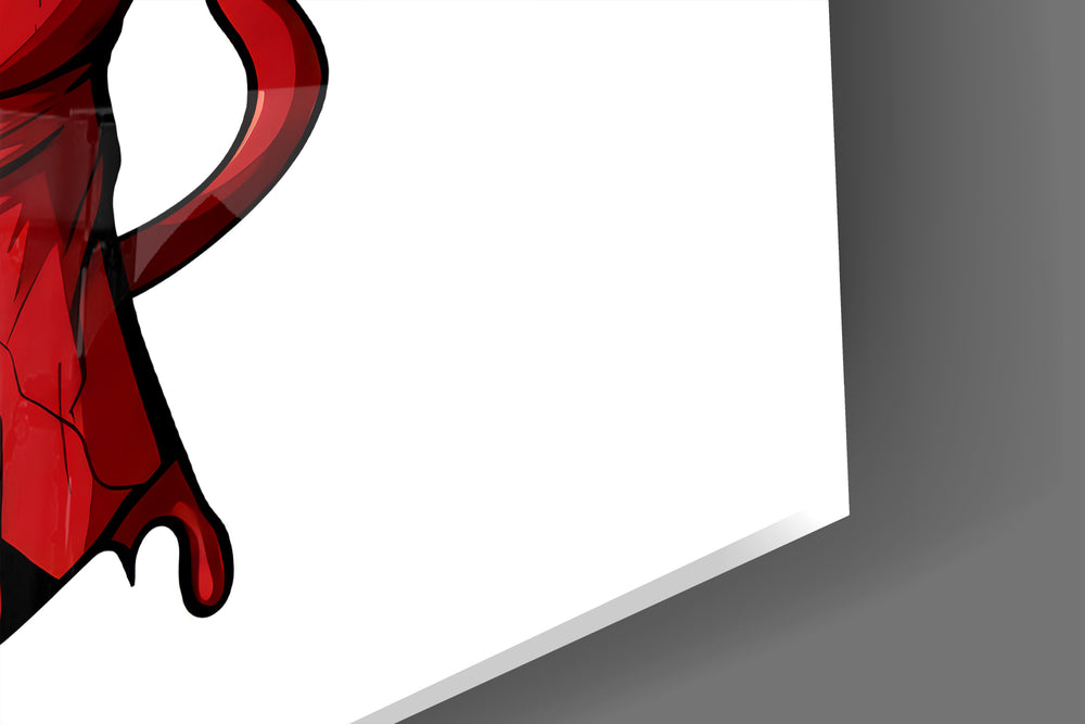 Divine Devil Hand Glass Wall Art