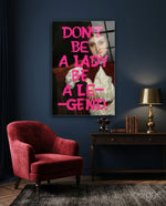 Legend Lady Glass Wall Art - Lifestyle preview in a designer interior