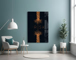 Risk artwork styled in a creative studio interior