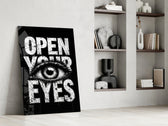 Conceptual artwork in a cinema-room accent wall