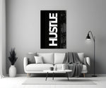 Minimalist glass print bringing motivation to a home gym