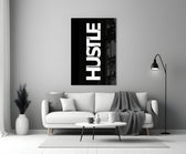 Minimalist glass print bringing motivation to a home gym