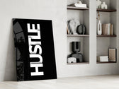 Hustle artwork in a teen's bedroom with sophisticated palette