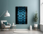Error artwork styled in a gaming room with low light