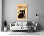 Sepia glass print bringing wit to a kid's bedroom