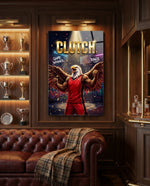 Clutch Bald Eagle Victory Glass Wall Art