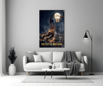 the city is watching moonlit dunk panel bringing character to a minimalist living room wall