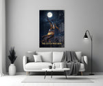 basketball player palming the moon panel bringing character to a minimalist living room wall