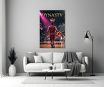 dynasty gold crown basketball king panel bringing character to a minimalist living room wall