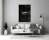 billionaire loading progress bar panel bringing character to a minimalist living room wall