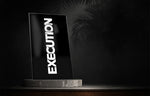 Execution Bold Black Glass Wall Art