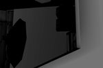Execution Bold Black Glass Wall Art