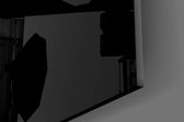 Execution Bold Black Glass Wall Art