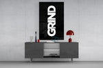 Grind Bold Black Glasbild
