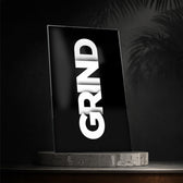 Grind Bold Black Glasbild