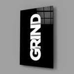 Grind Bold Black Glasbild