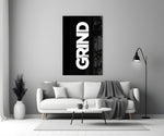 Grind Bold Black Glasbild