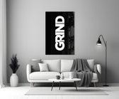 Grind Bold Black Glasbild