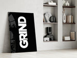 Grind Bold Black Glasbild