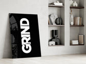 Grind Bold Black Glasbild