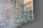 Venice Grand Canal glass wall art close-up detail of the printed surface on tempered glass