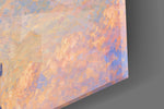 Statue of Liberty glass wall art close-up detail of the printed surface on tempered glass