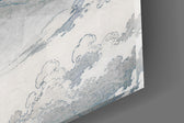 Statue of Liberty glass wall art close-up detail of the printed surface on tempered glass