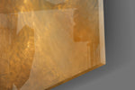 Statue of Liberty glass wall art close-up detail of the printed surface on tempered glass