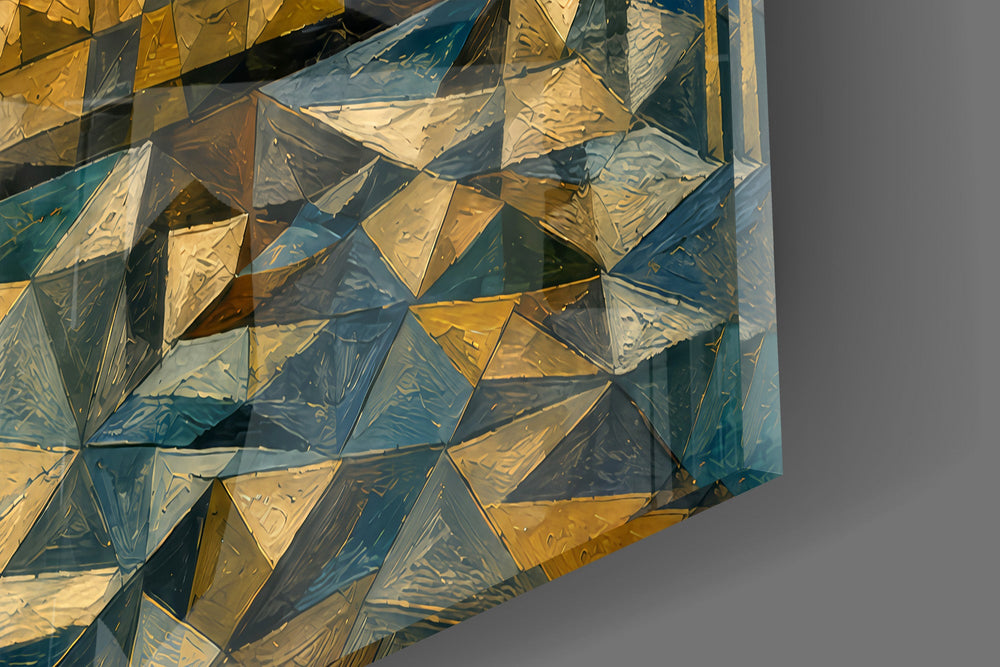 Big Ben Westminster glass wall art close-up detail of the printed surface on tempered glass