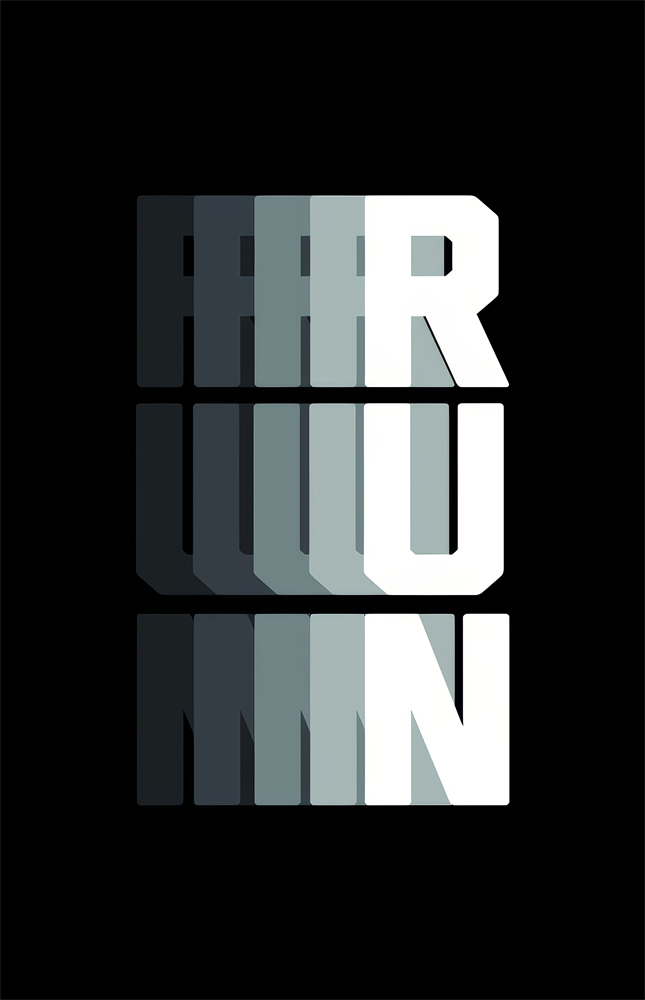 Run Motion Blur Typography Glass Wall Art