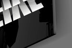 Positive Mirrored Repeat Typography Glass Wall Art