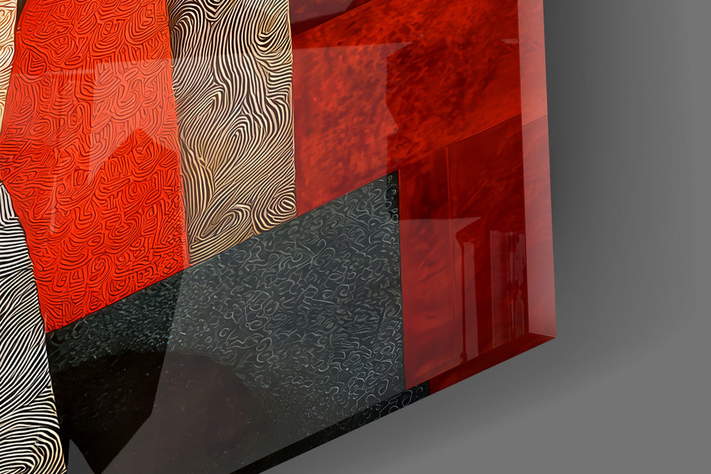 Women Carrying Vessels Terracotta Figures Glass Wall Art