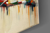 Basketball Dunk Dripping Palette Glass Wall Art