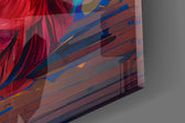 Two Dancers in Colour Storm Glass Wall Art