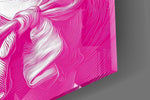 Cherub in Heart Sunglasses Pink Pop Art Glass Wall Art