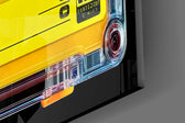 Neon Green Cassette Tape Macro Glass Wall Art