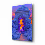 Coral Cloud Archway Surreal Glass Wall Art