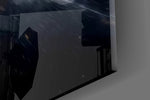 Cosmic Hands Reaching Across a Black Hole Glass Wall Art