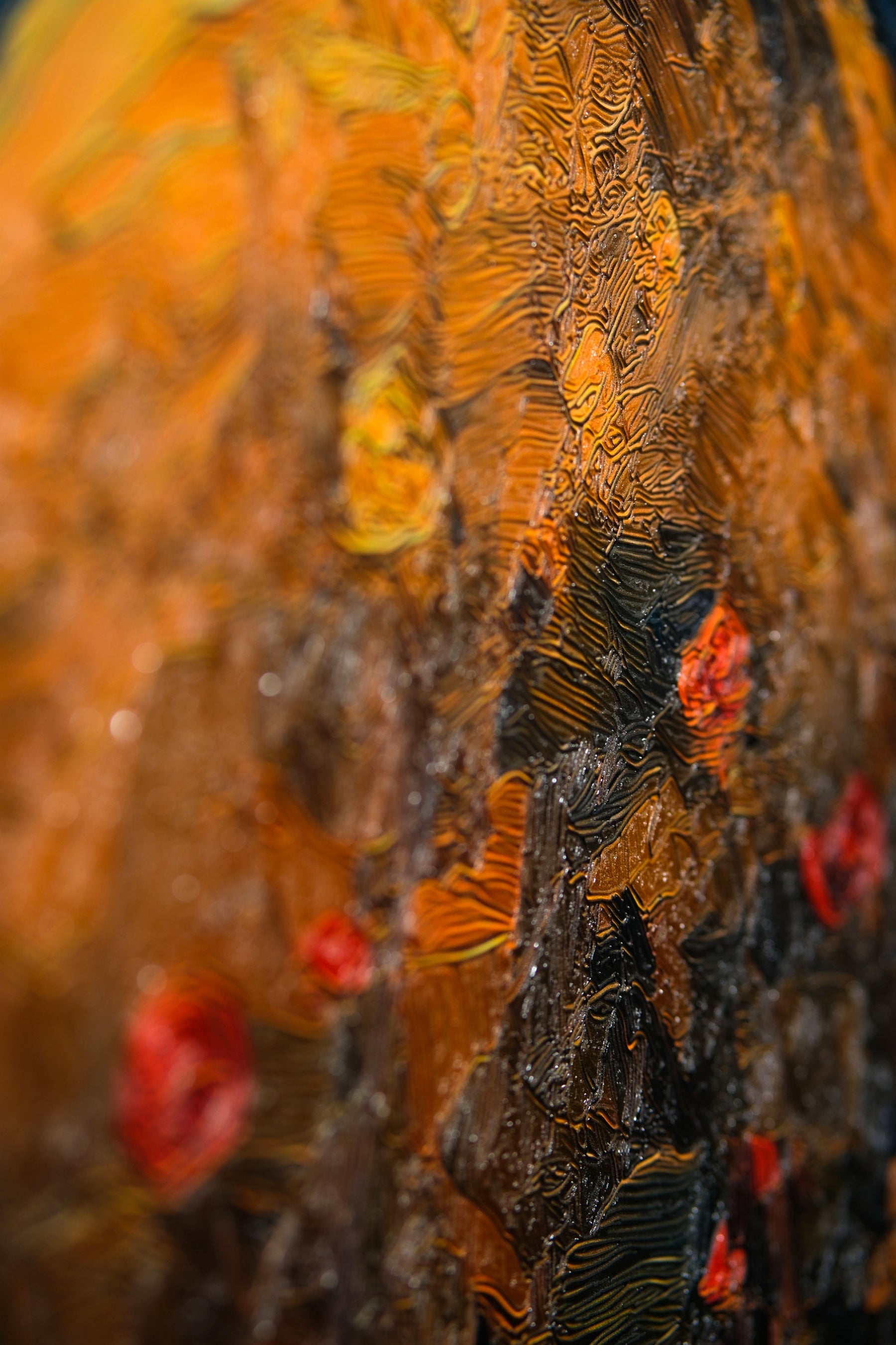 Starlit Wanderer — Haptic 3D Embossed + Gloss Lacquer Print