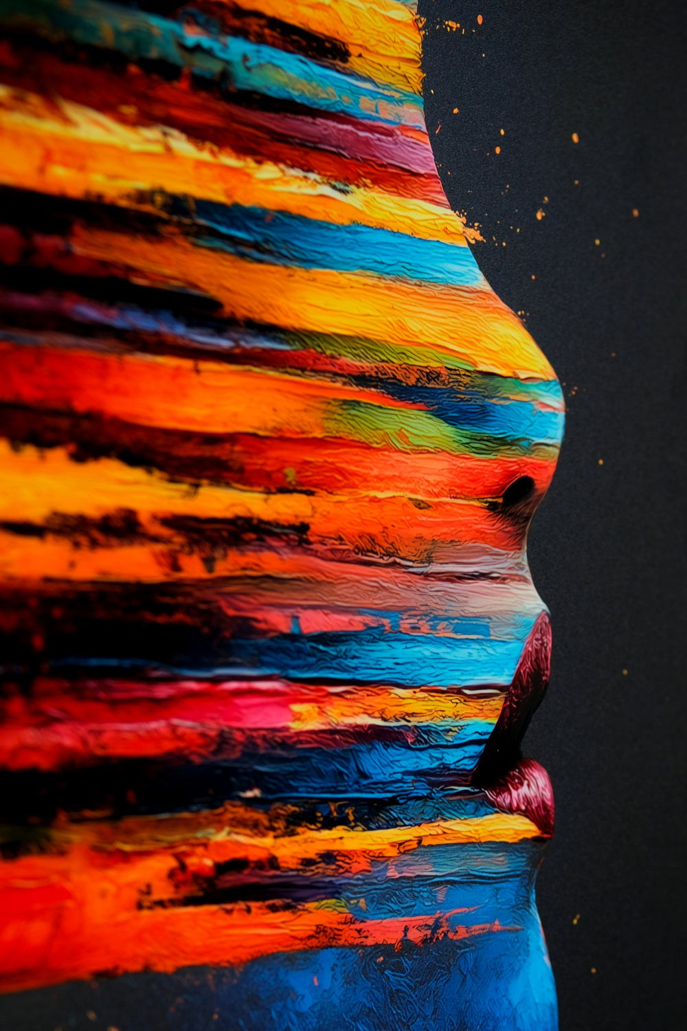 Dyed Thoughts — Parlak Lake Vurgu Baskı
