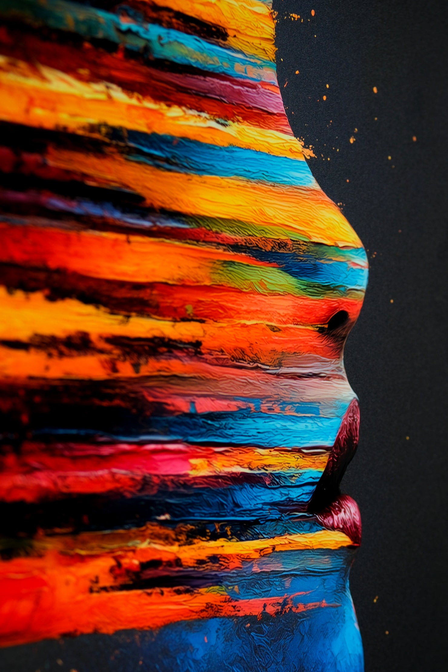 Dyed Thoughts — Gloss Lacquer Accent Print