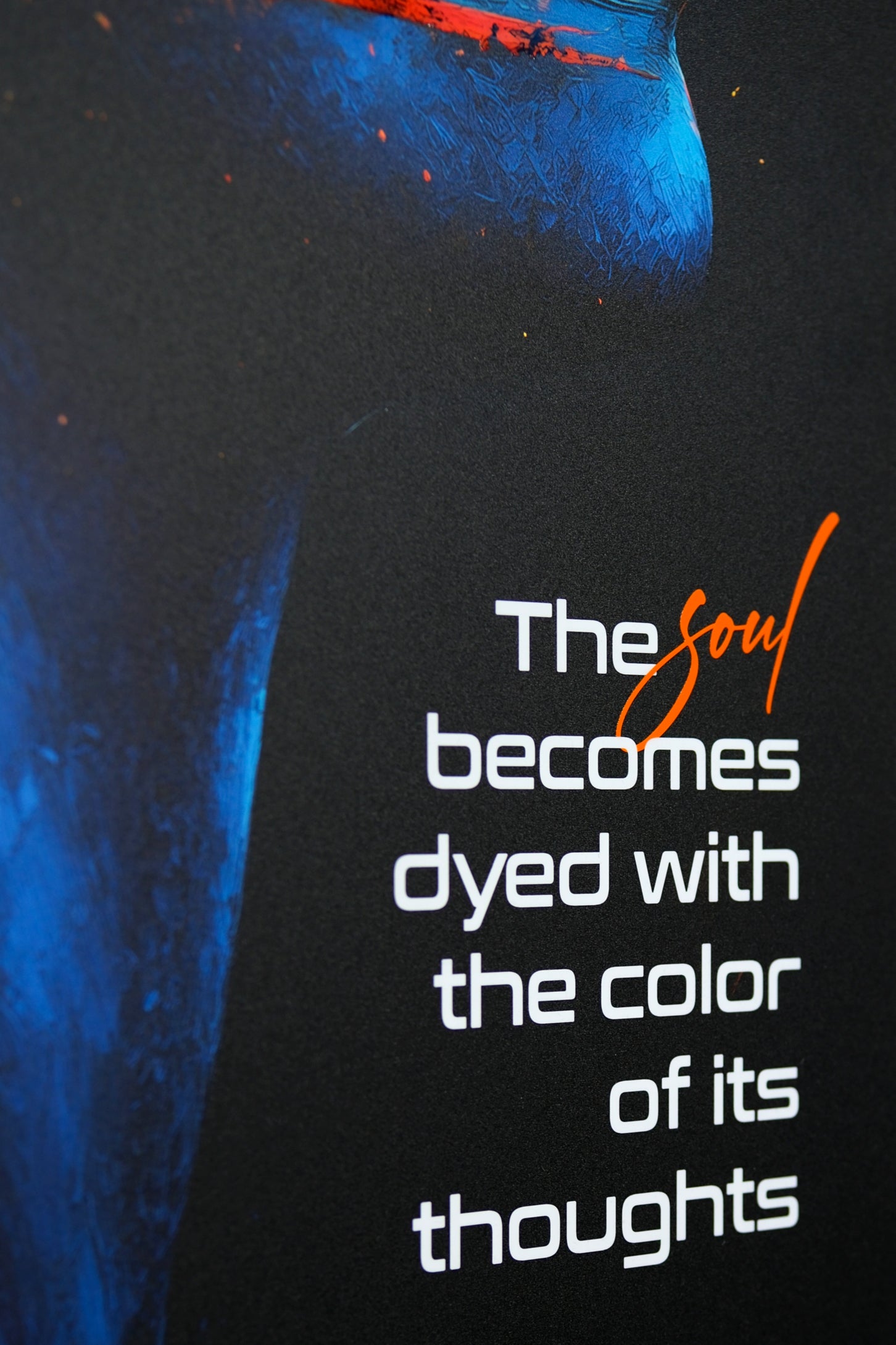 Dyed Thoughts — Gloss Lacquer Accent Print