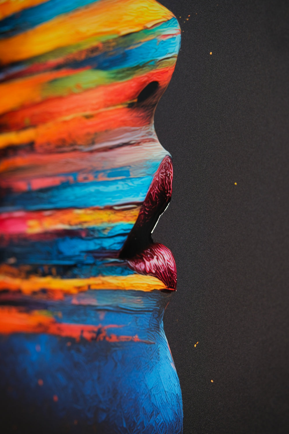 Dyed Thoughts — Parlak Lake Vurgu Baskı