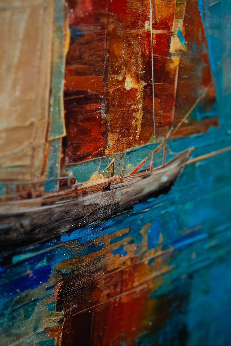 Quiet Voyage — Haptic 3D Embossed + High-Gloss Lacquer Print