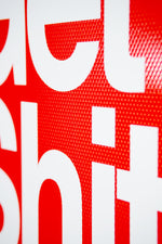 3D Crimson Prism-Lacquer Pulse — Pure Gloss Relief Print