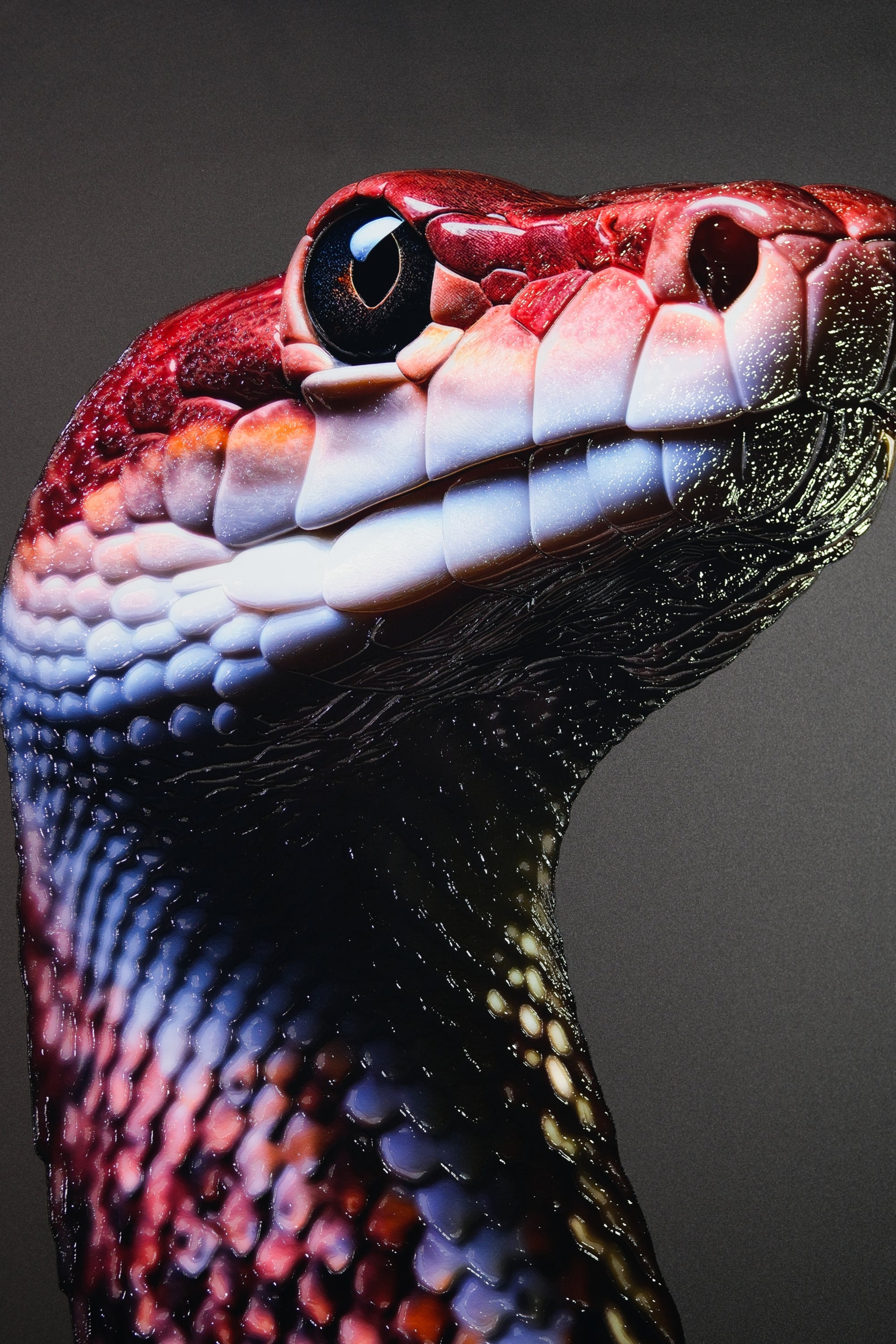 Venom Noir — Haptic 3D Embossed + High-Gloss Lacquer Print