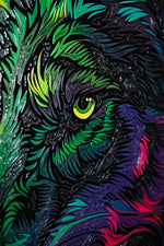 Neon Canopy Alpha — Impresión háptica con relieve 3D + laca de alto brillo