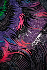 Neon Canopy Alpha — Impresión háptica con relieve 3D + laca de alto brillo